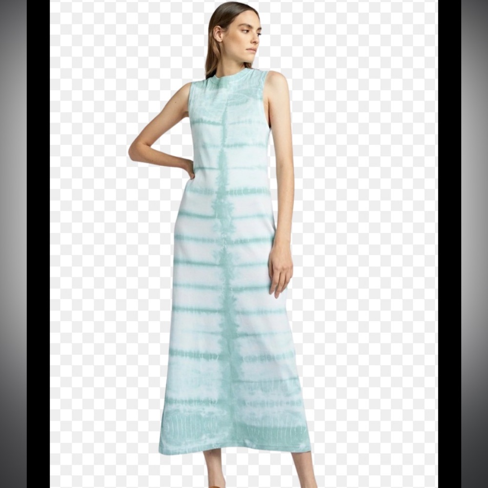 Ragdoll LA Green Tie Dye Maxi Dress Size XS